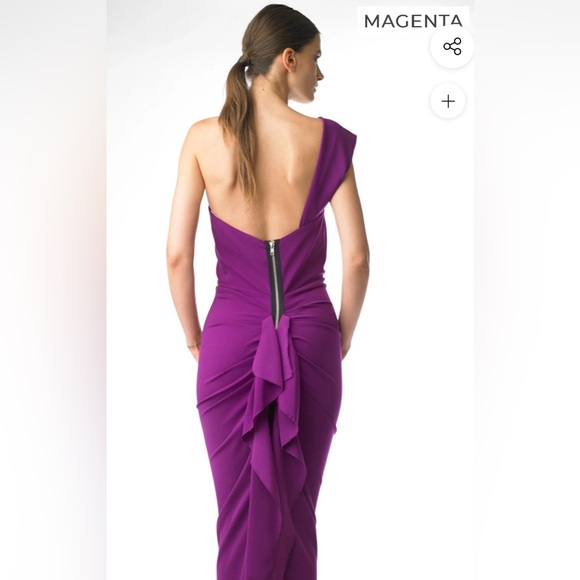 Magenta Pink Dress - Picture 4 of 9